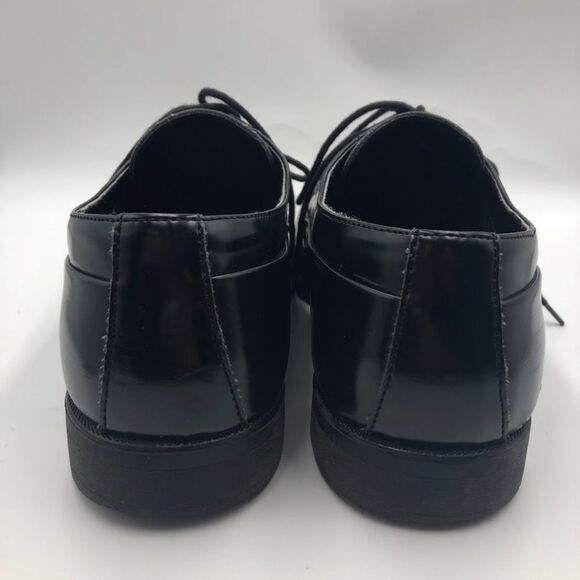 Calvin Klein Men's Elroy Black Lace Up Dress Oxfords Shoes Size 11 Square Toe - Picture 10 of 12